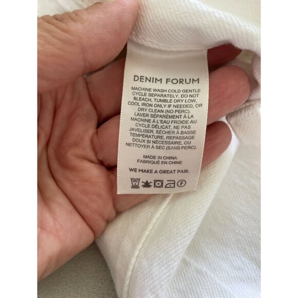 Custom Denim Forum Jeans recreate by Angelina Vanelli Sheer Floral Embroidery 23 - Picture 12 of 15